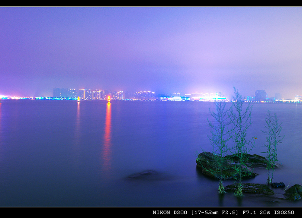 苏州金鸡湖夜景 摄影 -玉树-