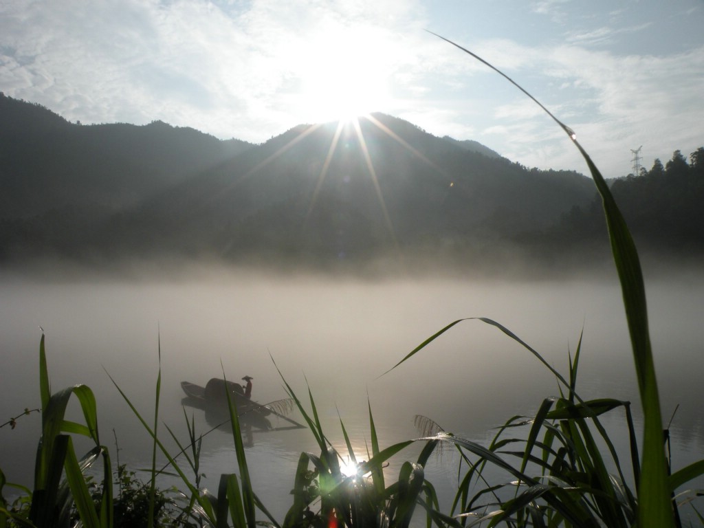 渔歌晨光 摄影 盛夏明月