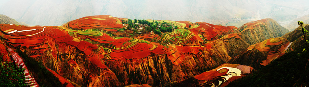 红土情----落霞谷 摄影 蒙山桂林