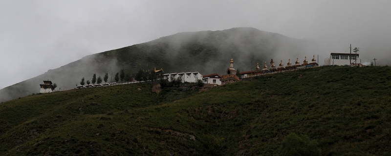 雾中寺 摄影 祁连山人