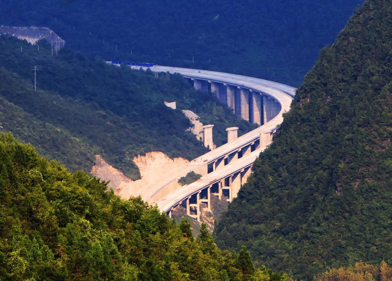 山区高速(建设中) 摄影 乐在趣中