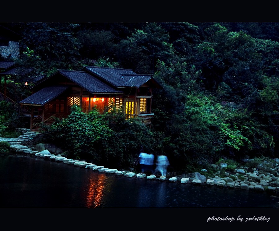 山村夜色 摄影 逐光掠影