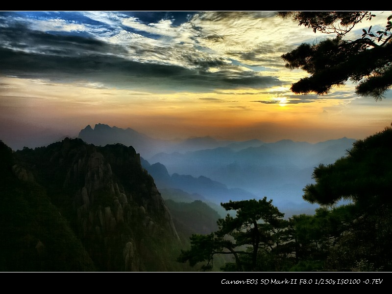 三清夕照 摄影 松涧月