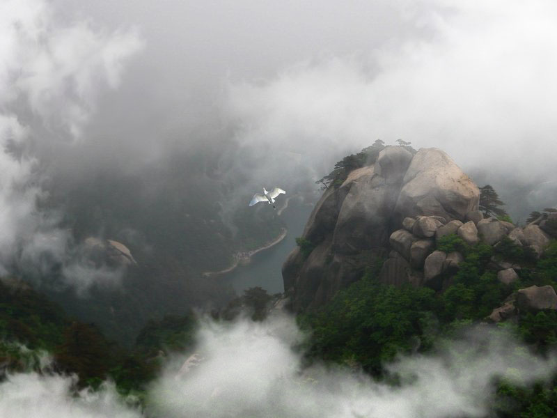 炼丹湖上 摄影 丰雨