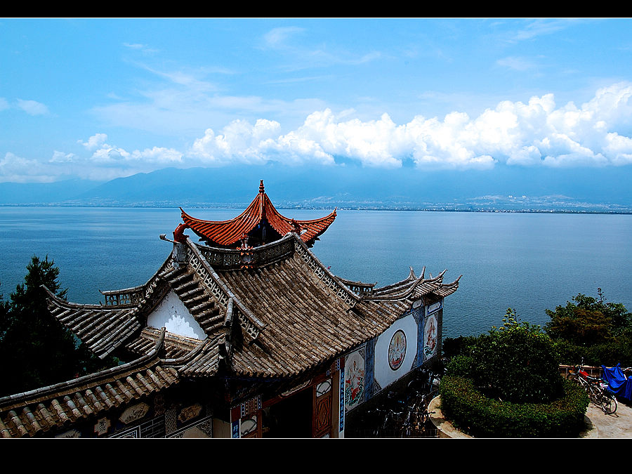 远眺苍山洱海 摄影 桃花江