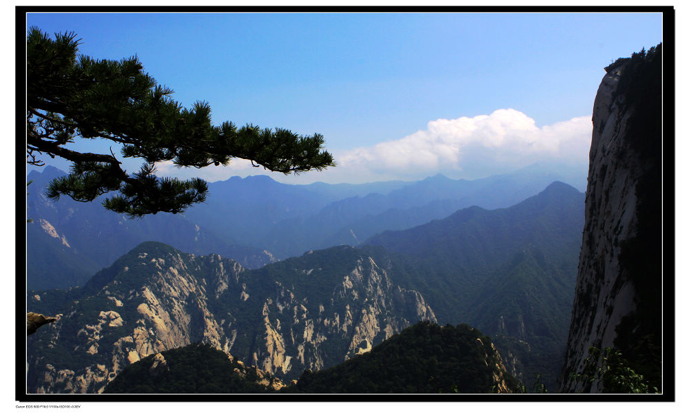 无限风光在险峰---华山风光(3) 摄影 秋叶飘红时