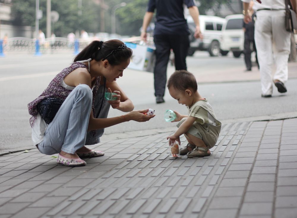 母子情深 摄影 潺潺繁烬