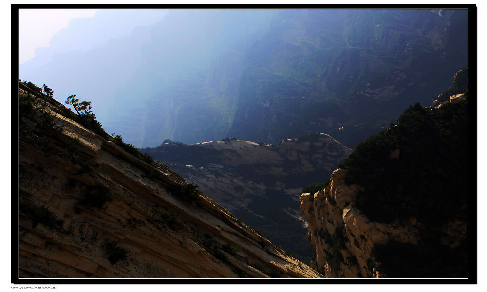 无限风光在险峰---华山风光(4) 摄影 秋叶飘红时