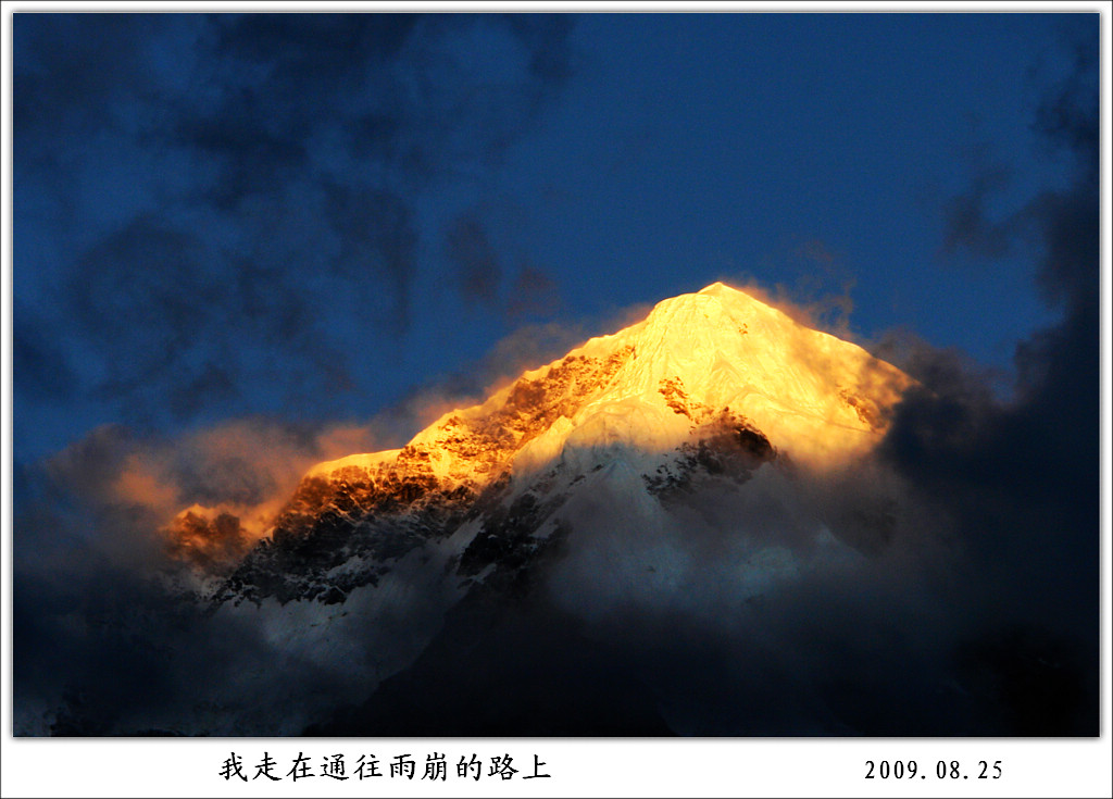 雨崩金山 摄影 情趣花韵