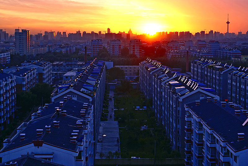 淋浴夕阳 摄影 学君