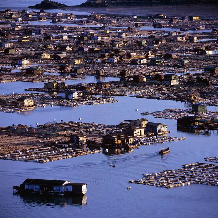 海上渔村 摄影 mingyan