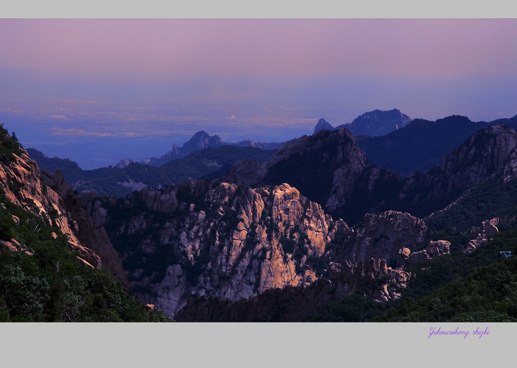 祖山神韵—叠峰夕照 摄影 雨后彩虹1127