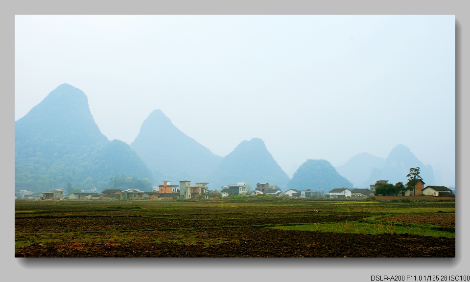 柳州村景， 摄影 天涯独行客