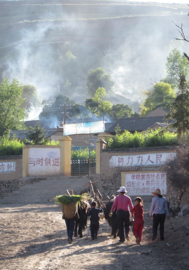 炊烟暮归 摄影 锁龙山人