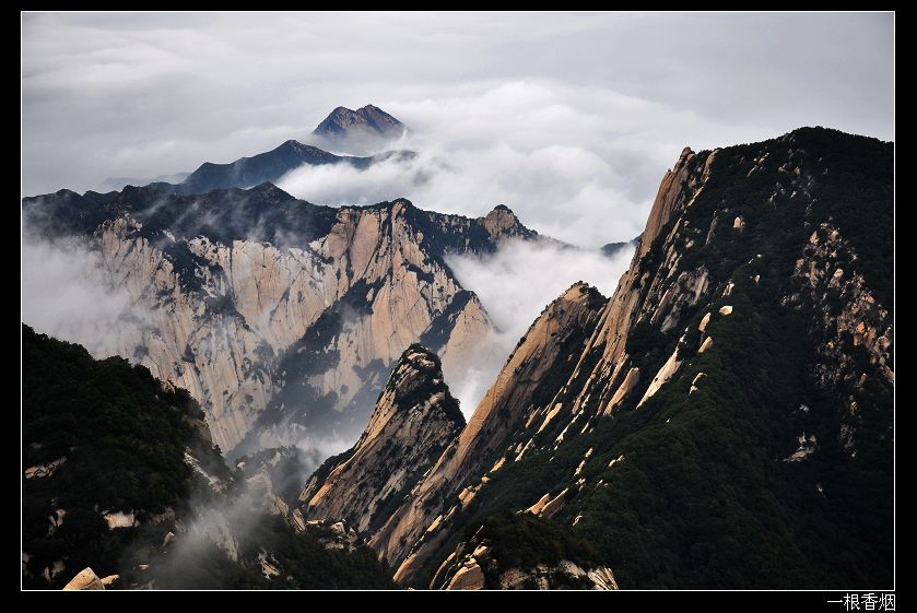 华山风光 摄影 一根香烟