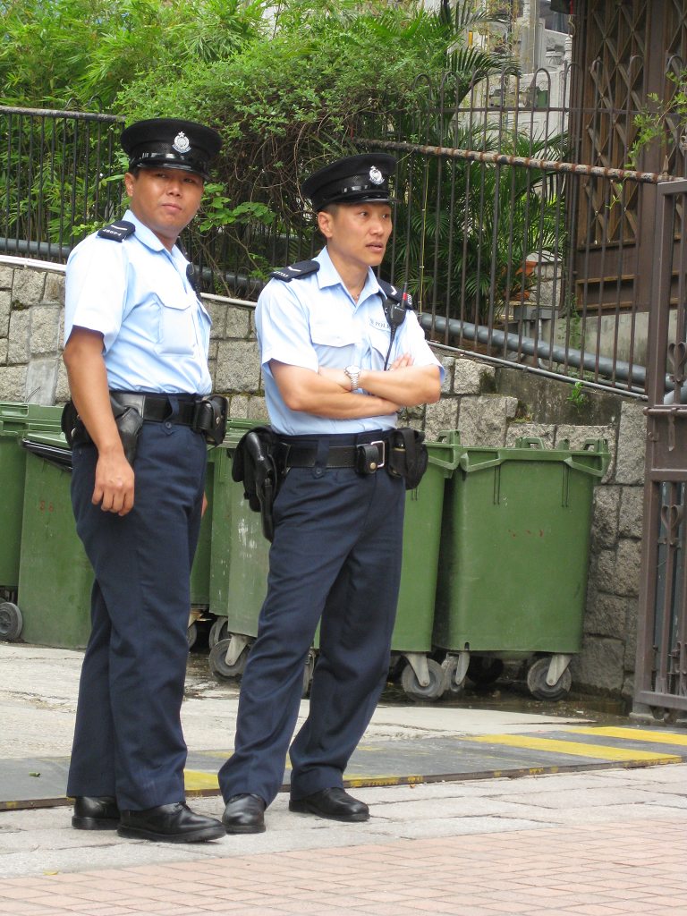 香港警察不全都像古天乐 摄影 班澜