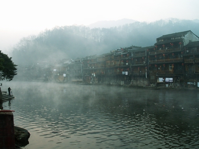 湖南凤凰古城 摄影 峡江红叶