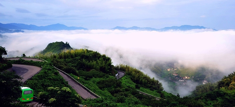 《四明山云雾》 摄影 空中花园.