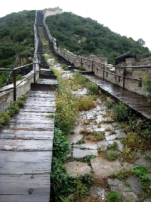 雨中长城古道 摄影 小Q3