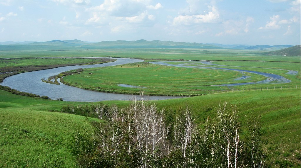 额尔古纳河（中俄界河）流域湿地气势磅礴 摄影 山海风