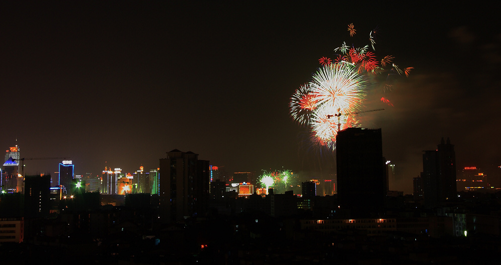 国庆之夜 摄影 摄林浪子