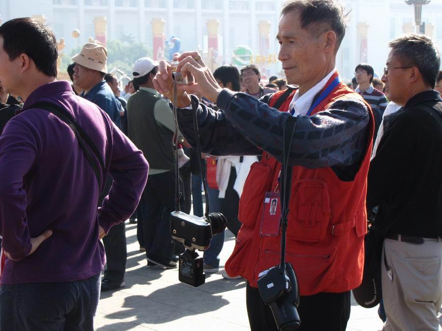 节日的天安门 摄影 漫步行