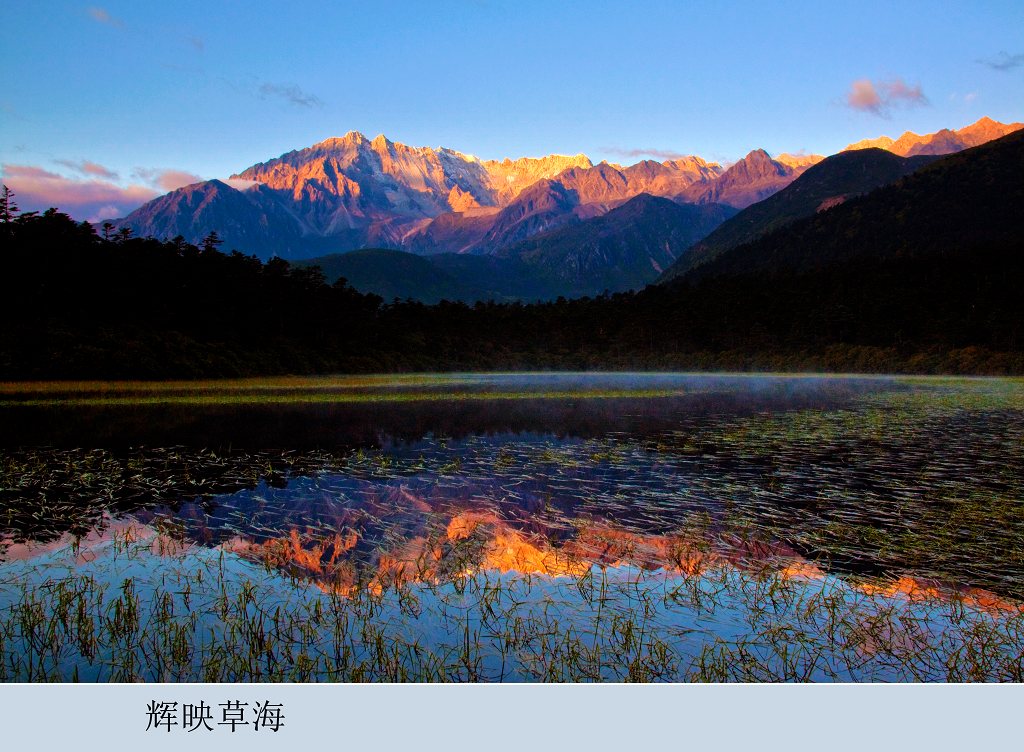 辉映草海 摄影 大草坝