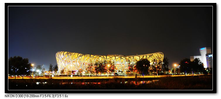 鸟巢夜景 摄影 苏杭一道姑