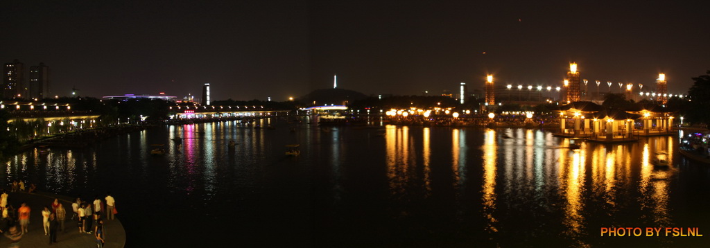 佛山南海区千灯湖夜景 摄影 FSMACRO