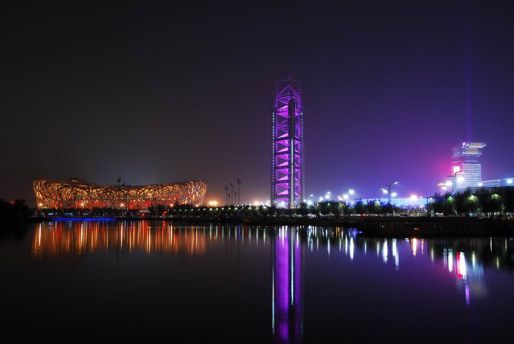 国庆节夜景 摄影 摄乐