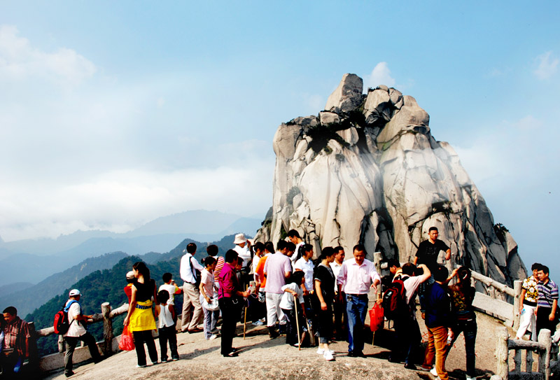 天柱峰 摄影 厨师解围腰