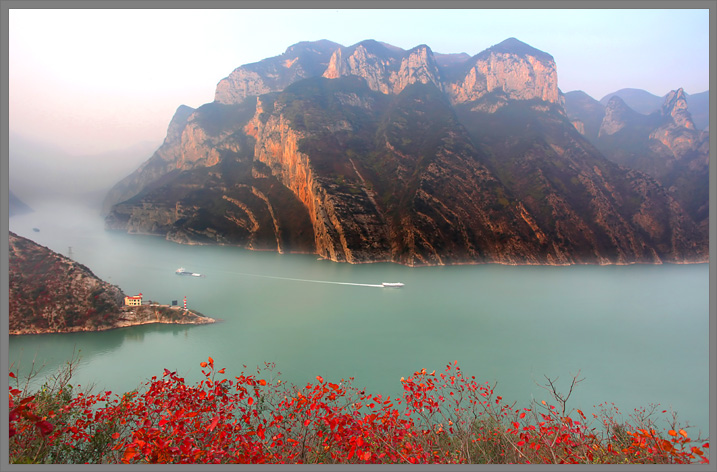 三峡红叶 摄影 重庆水兵