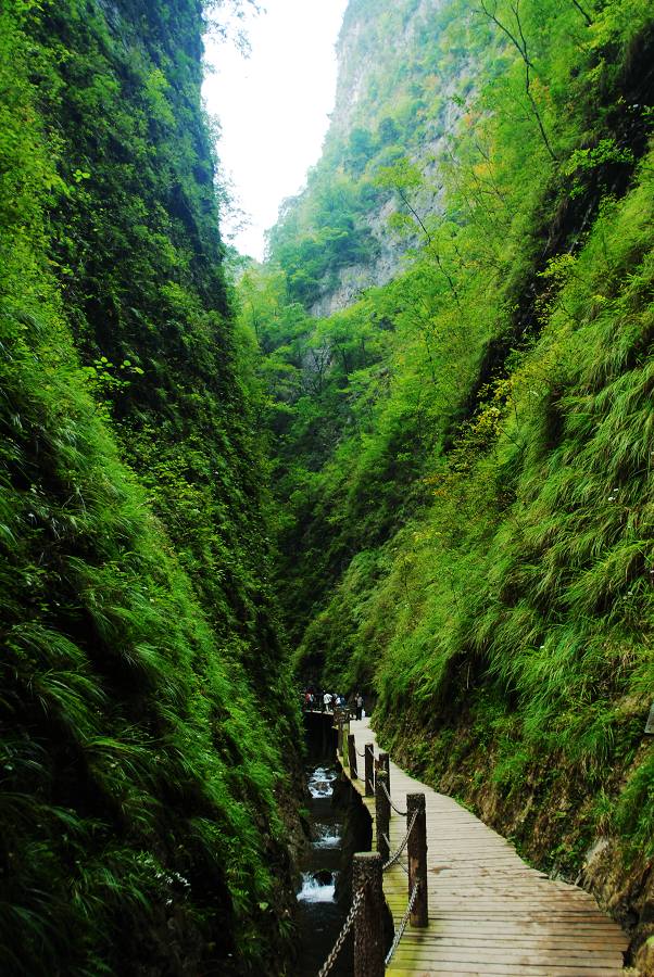 金丝峡风光 摄影 银雪飞渡