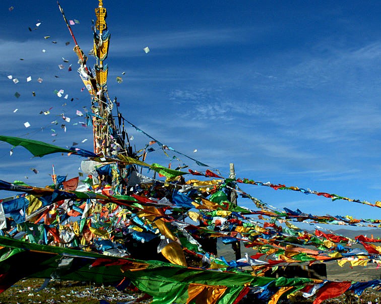 心随幡动 摄影 高原风景