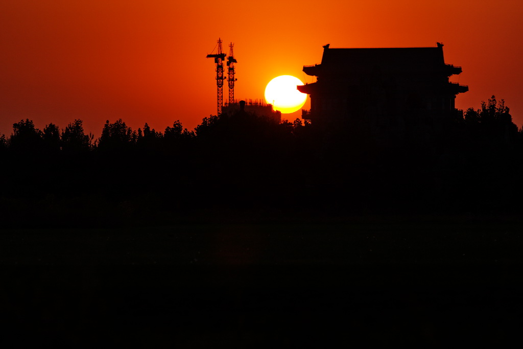 夕阳 摄影 芝麻去皮