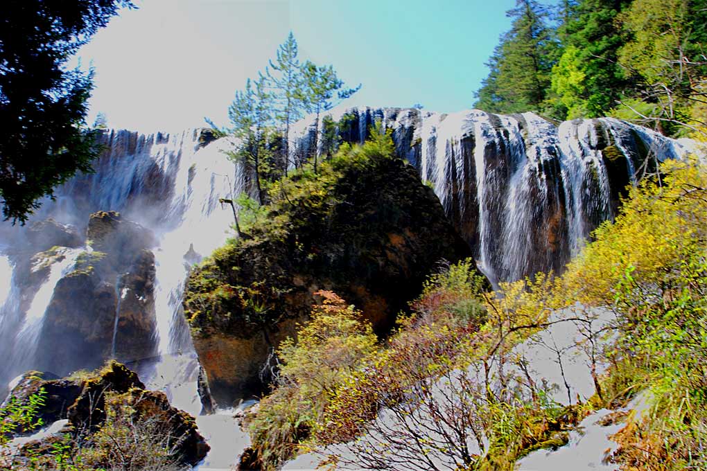 瀑布秋景 摄影 北京快乐兔