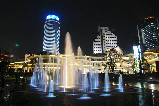 宁波和义路夜景 摄影 二度潮