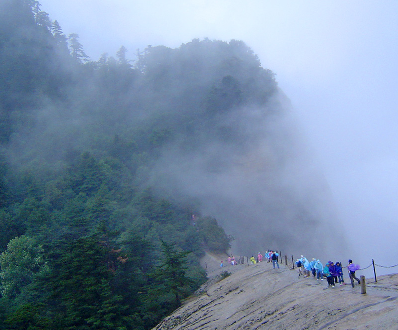 烟雨华山一条路 摄影 congwang