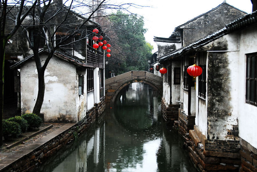 雨中周庄 摄影 鈤鉊釿釤