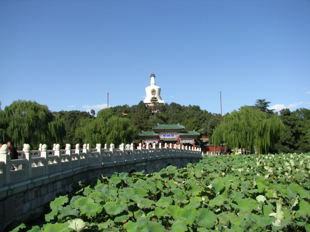 北海秋意 摄影 水中倒影