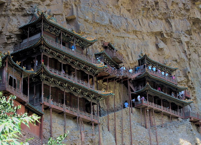 人说山西好风光——恒山悬空寺 摄影 紫叶