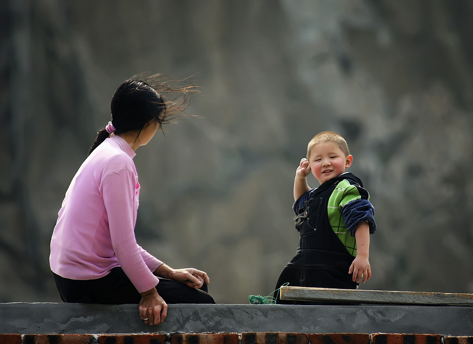 母子乐 摄影 鄳人