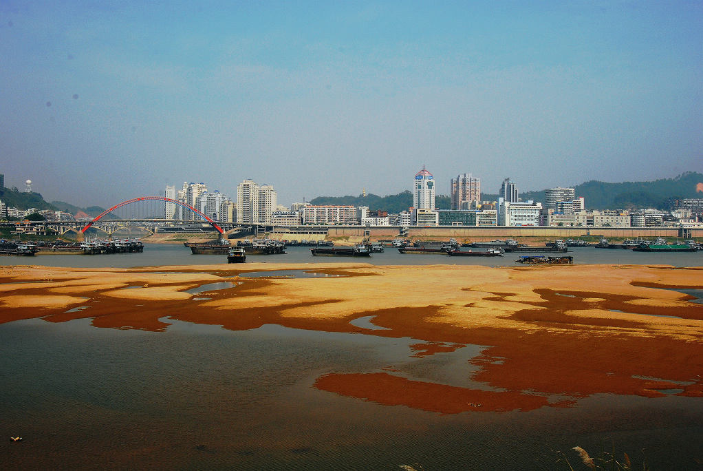 金色河床 摄影 白石道人