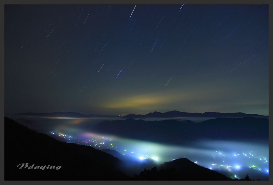 银河流星雨 摄影 Bdaqing