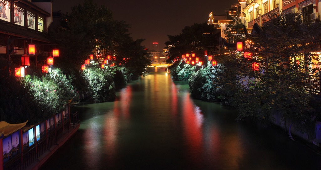 南京夫子庙夜景掠影... 摄影 西山法师