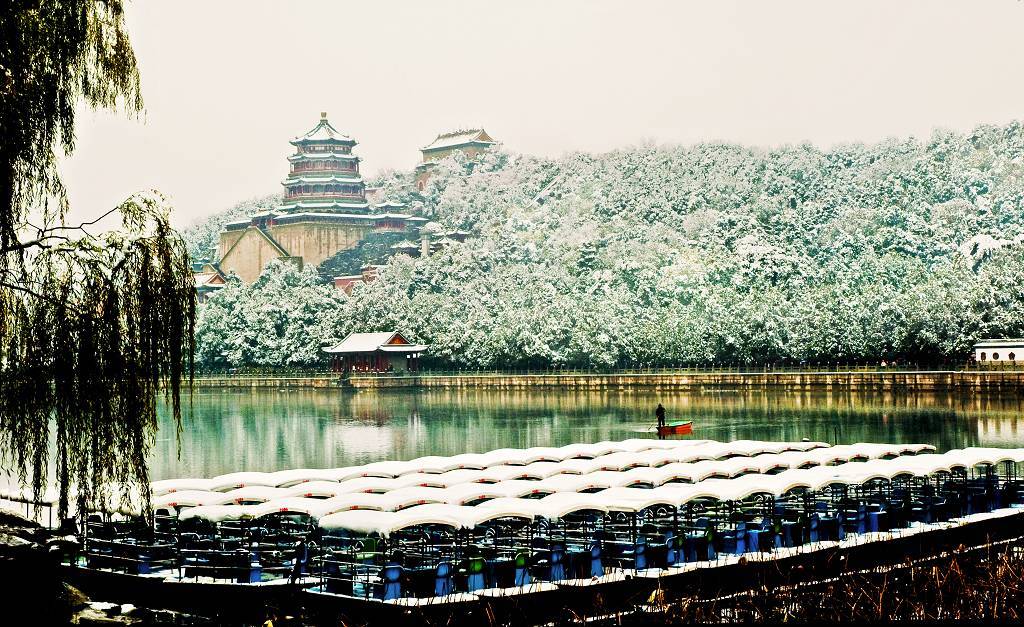 颐和园雪景 摄影 相逢是歌