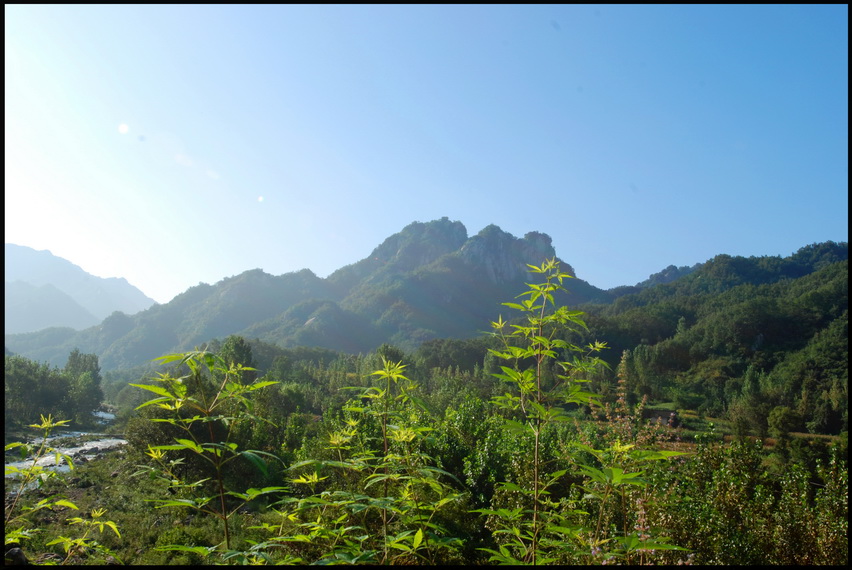 尧山西大河风景 摄影 明暗妙用