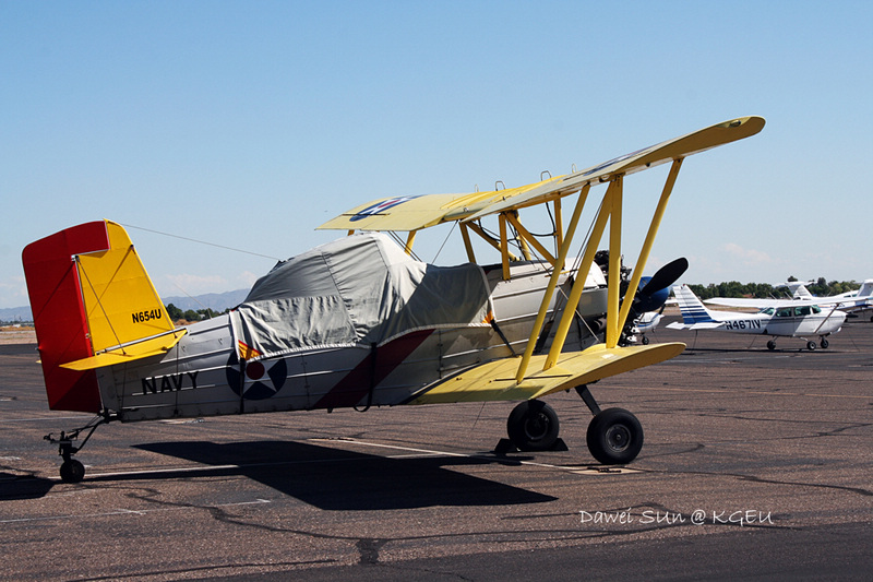 Grumman G-164 双翼飞机 摄影 不是牛仔也忙