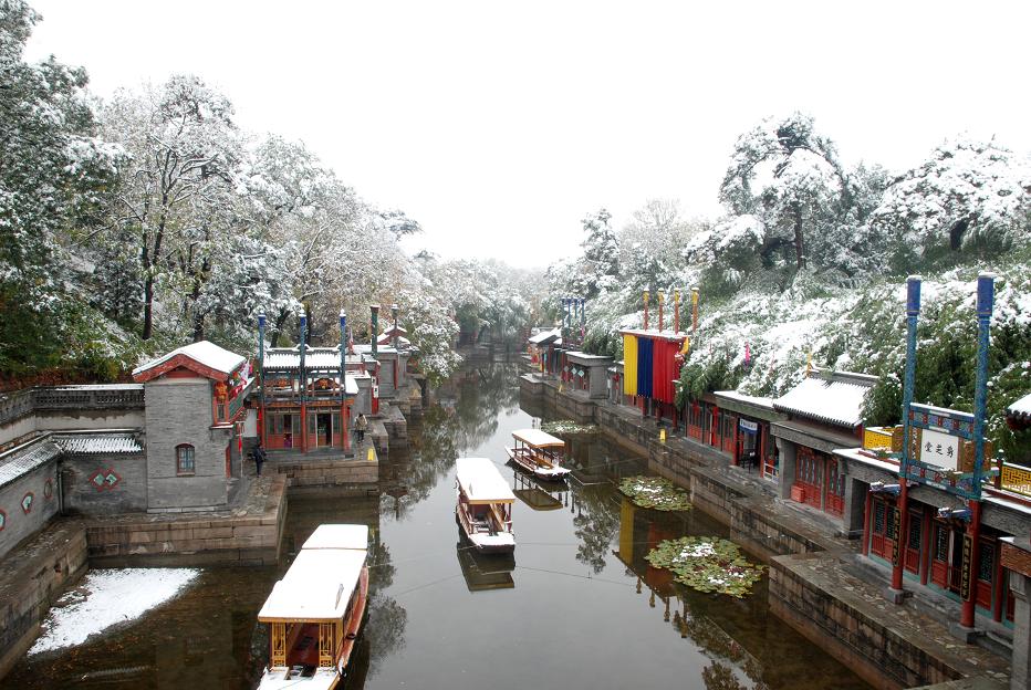 雪后苏州街 摄影 花皮蛇