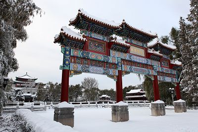 一处不多见的雪景 摄影 静净